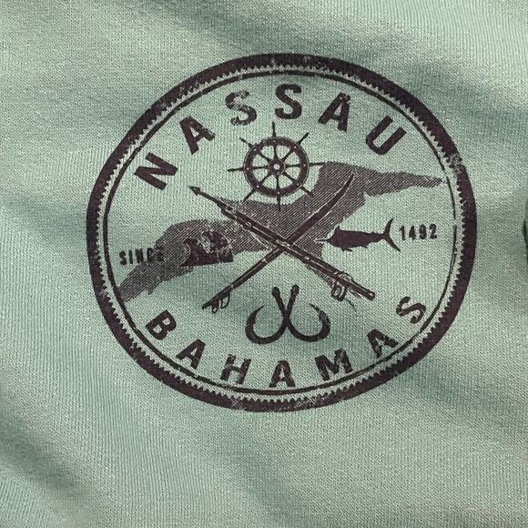 Pacific & Co Nassau Bahamas Blue Women Long Sleeve‎ Sweater Large Hoodie - Picture 4 of 11